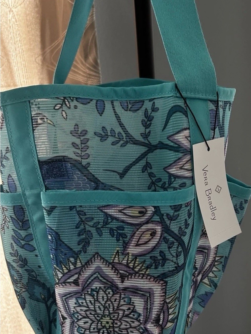 Vera Bradley Mesh Peacock
Garden Shower Caddy Organizer